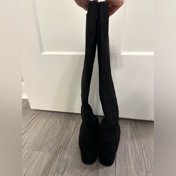 Alex Marie Prizelle Tall Shaft Suede Boots, size 6.5, black - Picture 5 of 7